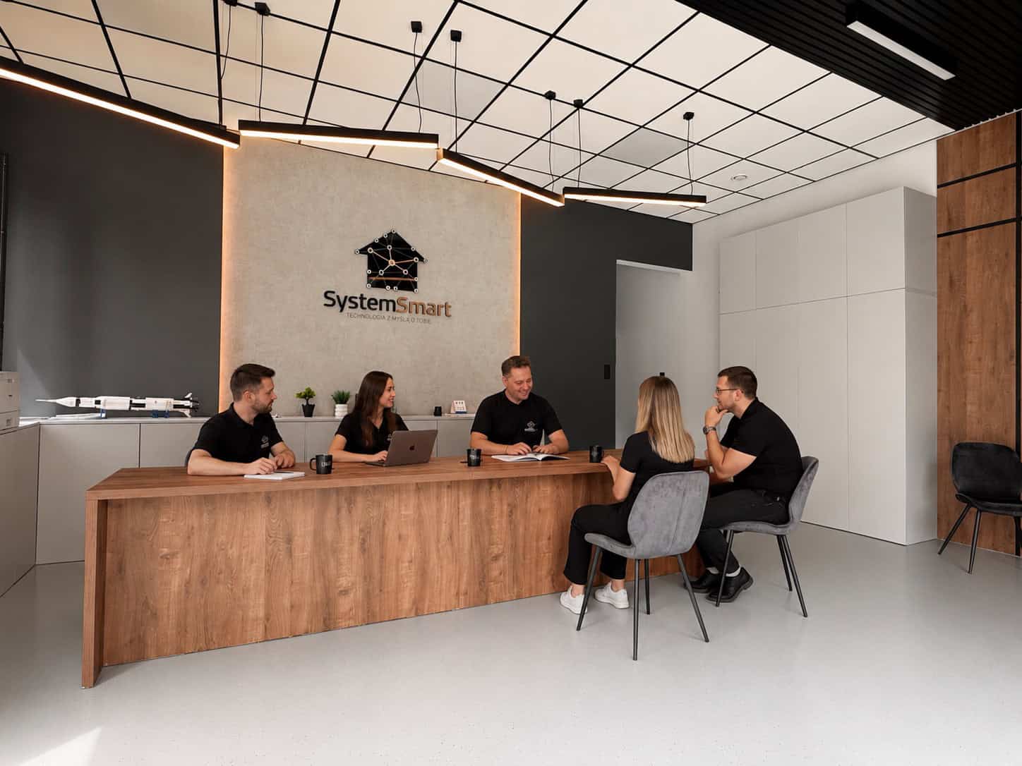 Zespół SystemSmart podczas spotkania projektowego w biurze firmy